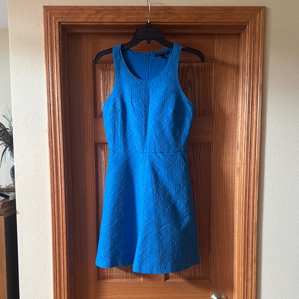 Banana Republic Blue Halter Mini Sundress